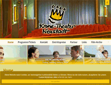 Tablet Screenshot of krone-theater.de
